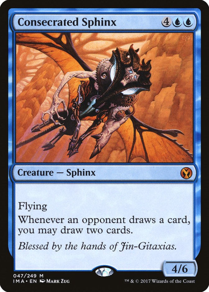 Consecrated Sphinx [Iconic Masters] MTG Single Magic: The Gathering | Red Claw Gaming