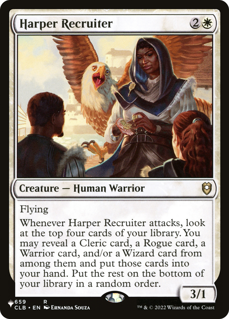 Harper Recruiter (CLB) [The List] MTG Single Magic: The Gathering | Red Claw Gaming