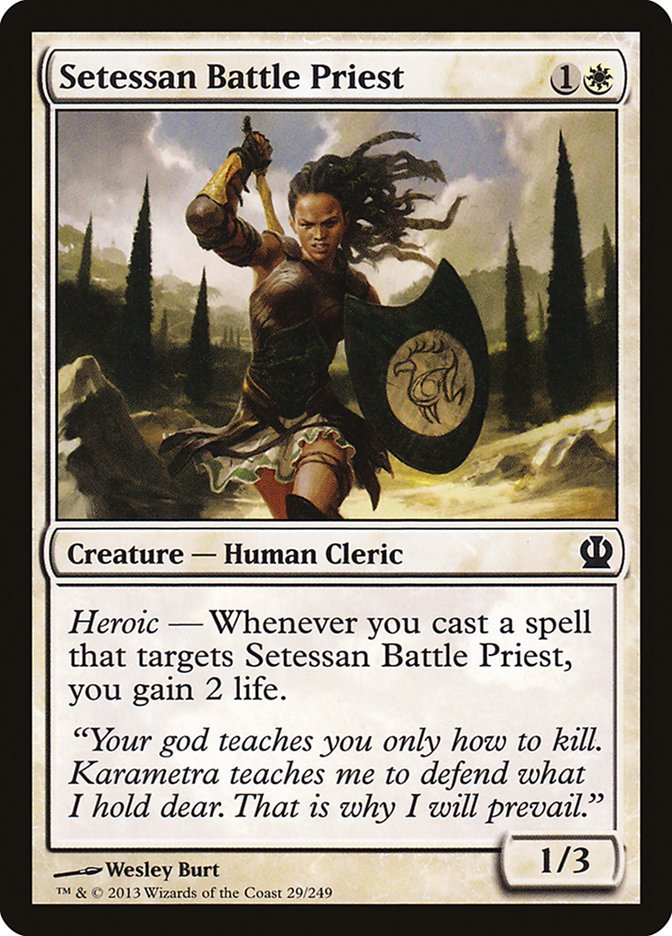 Setessan Battle Priest [Theros] MTG Single Magic: The Gathering | Red Claw Gaming