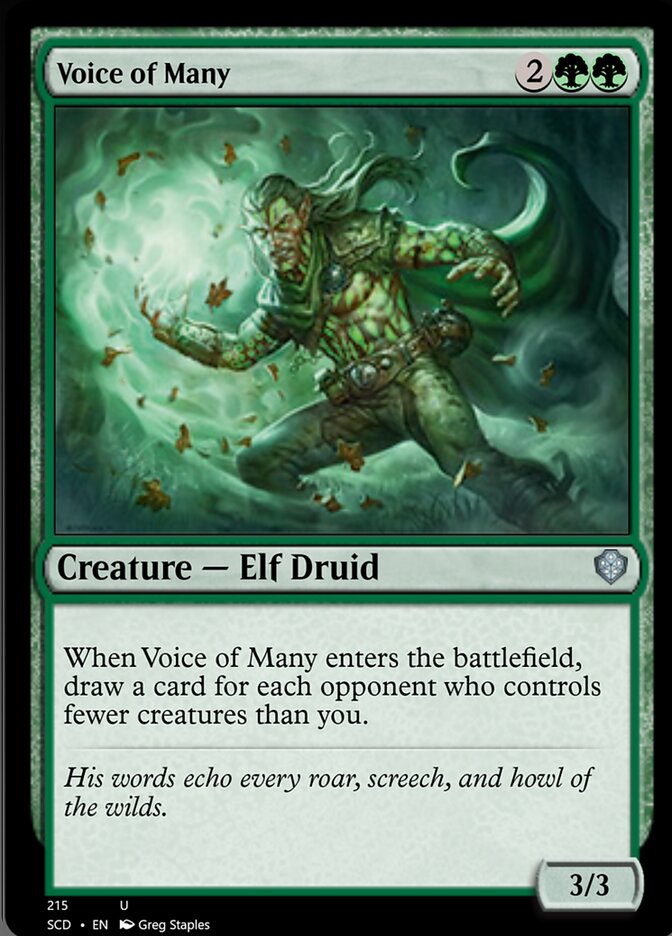 Voice of Many [Starter Commander Decks] MTG Single Magic: The Gathering | Red Claw Gaming