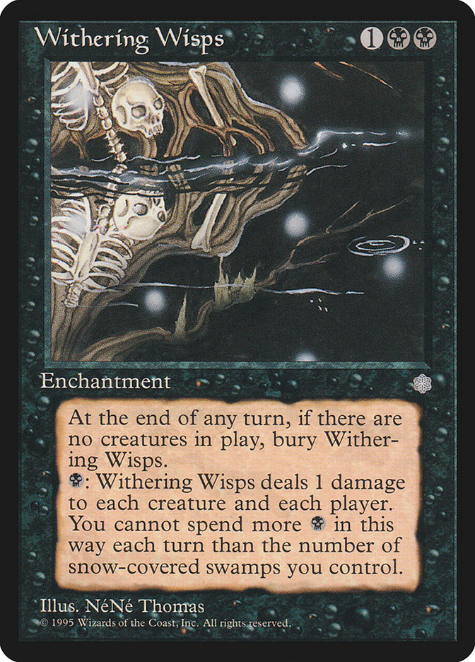 Withering Wisps [Ice Age] MTG Single Magic: The Gathering | Red Claw Gaming