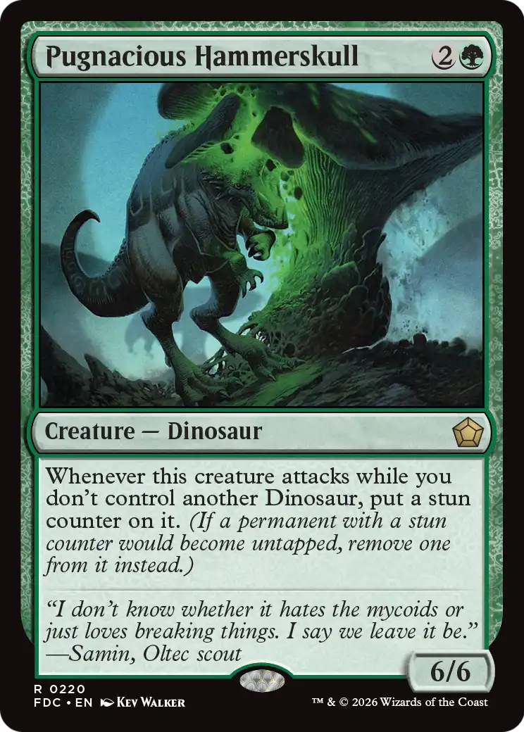 Pugnacious Hammerskull [Foundations Commander] | Red Claw Gaming