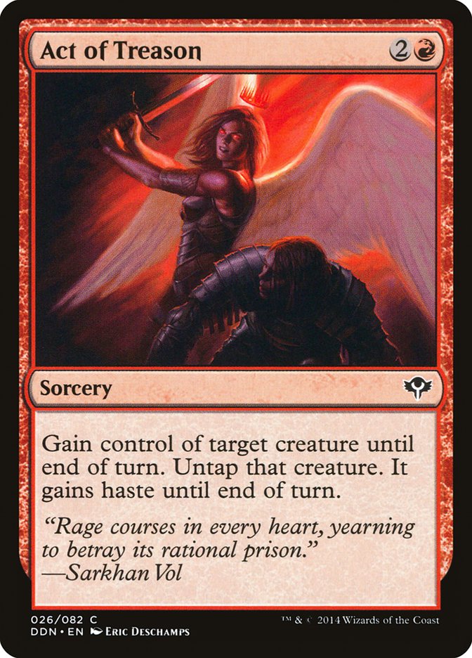 Act of Treason [Duel Decks: Speed vs. Cunning] MTG Single Magic: The Gathering | Red Claw Gaming