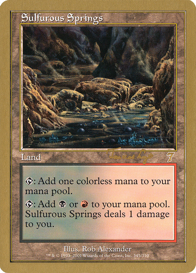 Sulfurous Springs (Tom van de Logt) [World Championship Decks 2001] MTG Single Magic: The Gathering | Red Claw Gaming