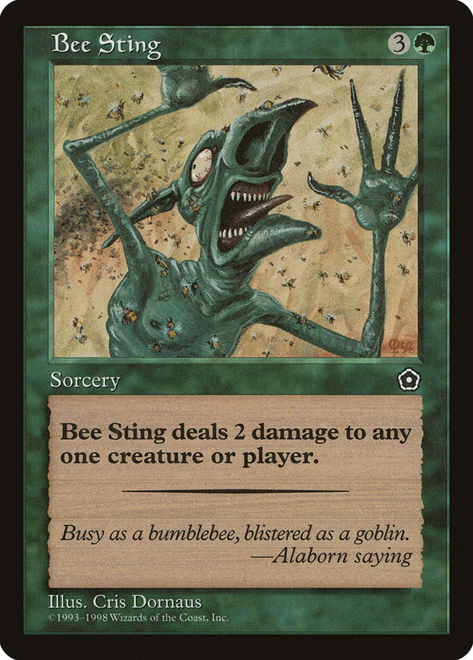 Bee Sting [Portal Second Age] MTG Single Magic: The Gathering | Red Claw Gaming