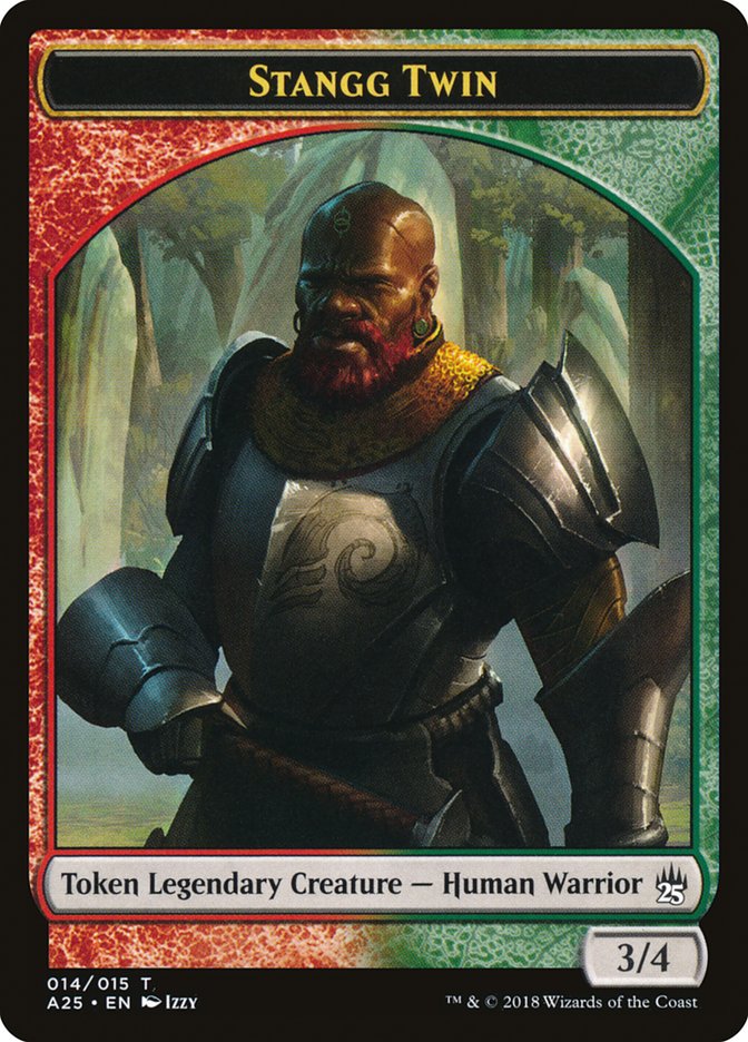 Stangg Twin Token [Masters 25 Tokens] MTG Single Magic: The Gathering | Red Claw Gaming