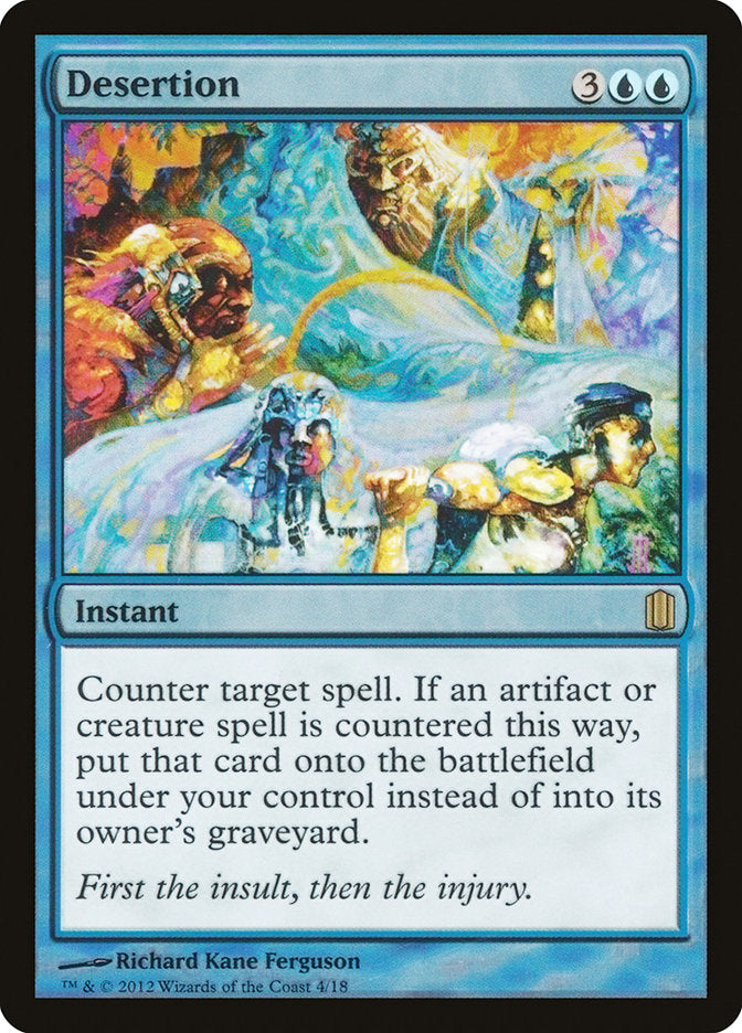Desertion [Commander's Arsenal] MTG Single Magic: The Gathering | Red Claw Gaming
