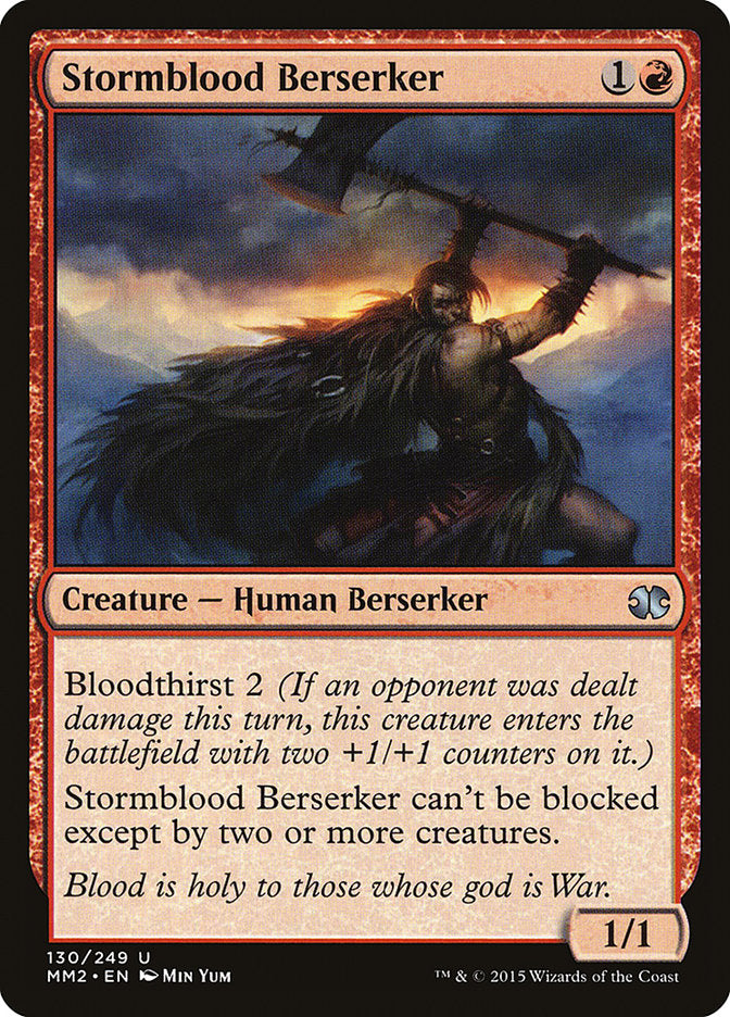 Stormblood Berserker [Modern Masters 2015] MTG Single Magic: The Gathering | Red Claw Gaming