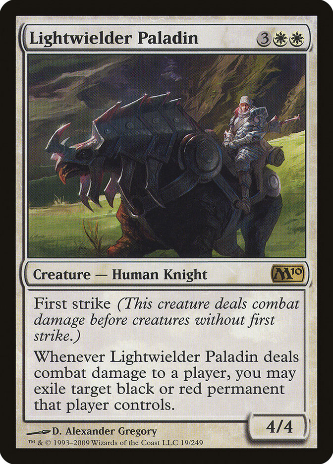 Lightwielder Paladin [Magic 2010] MTG Single Magic: The Gathering | Red Claw Gaming