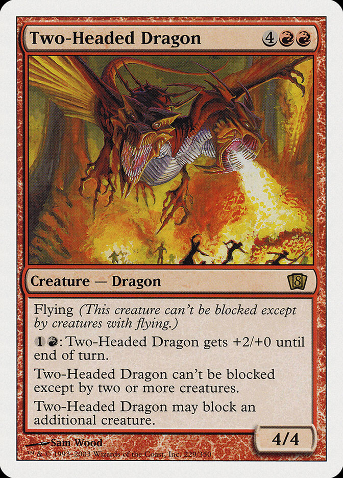 Two-Headed Dragon [Eighth Edition] MTG Single Magic: The Gathering | Red Claw Gaming