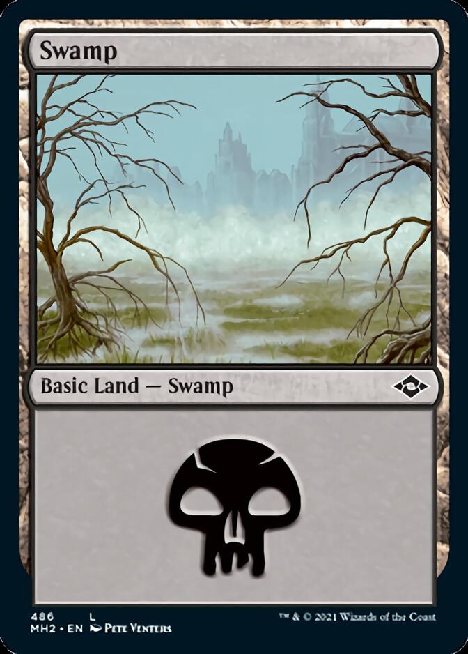 Swamp (486) [Modern Horizons 2] MTG Single Magic: The Gathering | Red Claw Gaming
