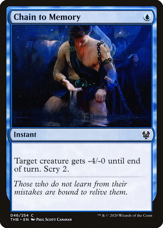 Chain to Memory [Theros Beyond Death] MTG Single Magic: The Gathering | Red Claw Gaming
