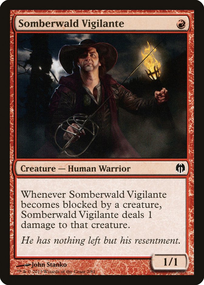 Somberwald Vigilante [Duel Decks: Heroes vs. Monsters] MTG Single Magic: The Gathering    | Red Claw Gaming