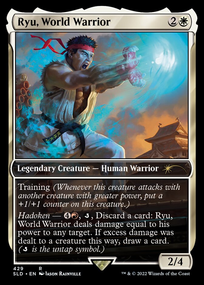 Ryu, World Warrior [Secret Lair Drop Series] MTG Single Magic: The Gathering | Red Claw Gaming