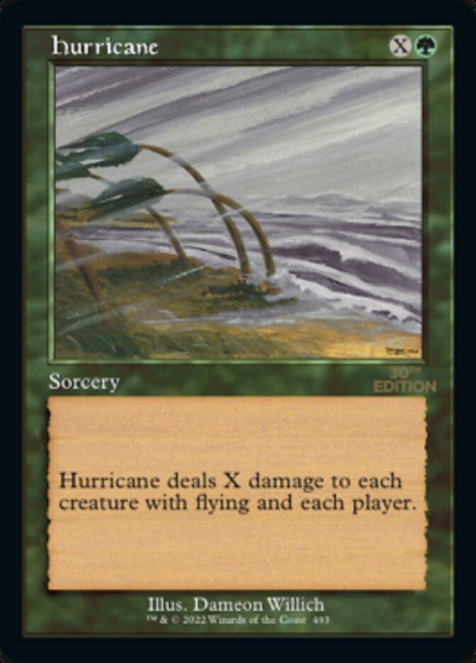 Hurricane (Retro) [30th Anniversary Edition] MTG Single Magic: The Gathering | Red Claw Gaming