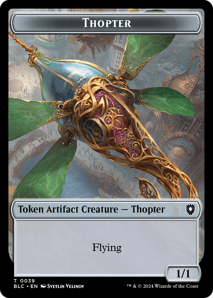 Goblin // Thopter Double-Sided Token [Bloomburrow Commander Tokens] MTG Single Magic: The Gathering | Red Claw Gaming