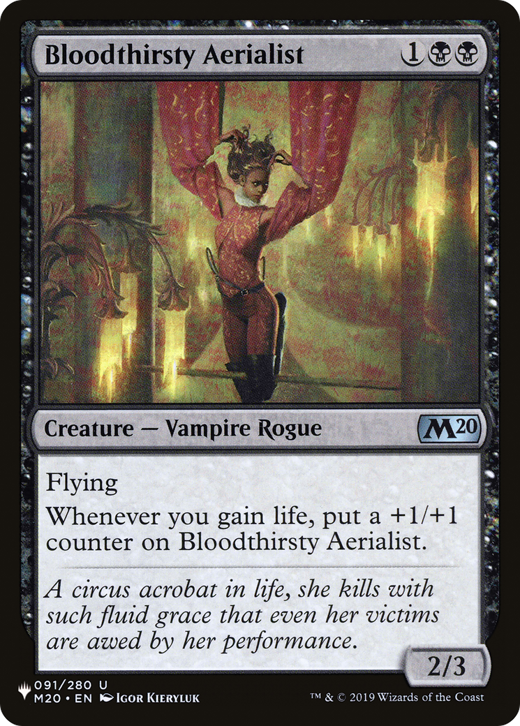Bloodthirsty Aerialist [The List] MTG Single Magic: The Gathering | Red Claw Gaming