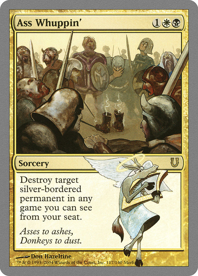 Ass Whuppin' [Unhinged] MTG Single Magic: The Gathering | Red Claw Gaming