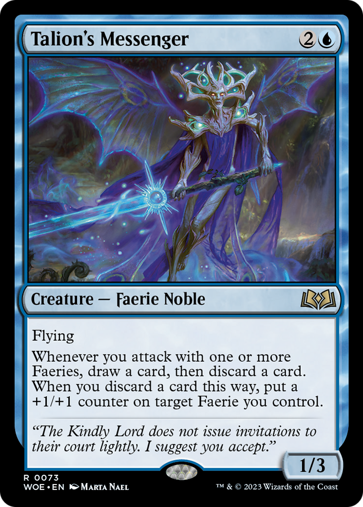 Talion's Messenger [Wilds of Eldraine] MTG Single Magic: The Gathering    | Red Claw Gaming