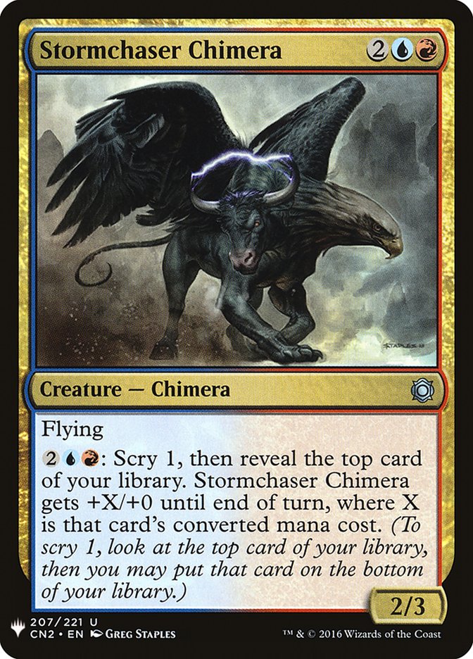 Stormchaser Chimera [Mystery Booster] MTG Single Magic: The Gathering    | Red Claw Gaming