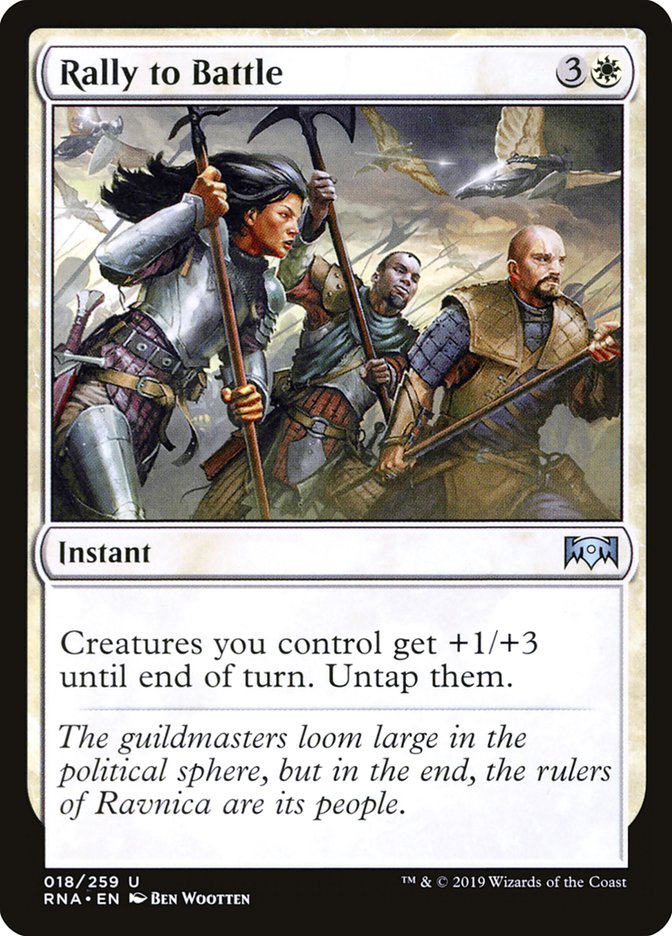 Rally to Battle [Ravnica Allegiance] MTG Single Magic: The Gathering | Red Claw Gaming