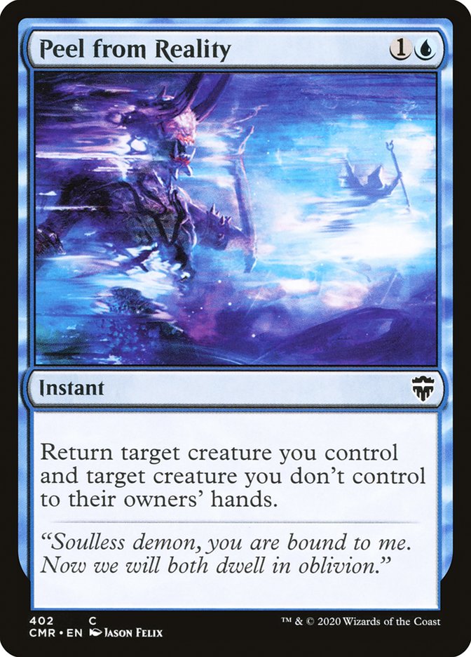 Peel from Reality [Commander Legends] MTG Single Magic: The Gathering | Red Claw Gaming