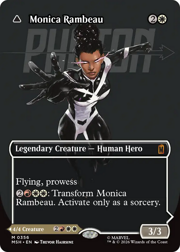 Monica Rambeau (Borderless) (0356) [Marvel Super Heroes] | Red Claw Gaming