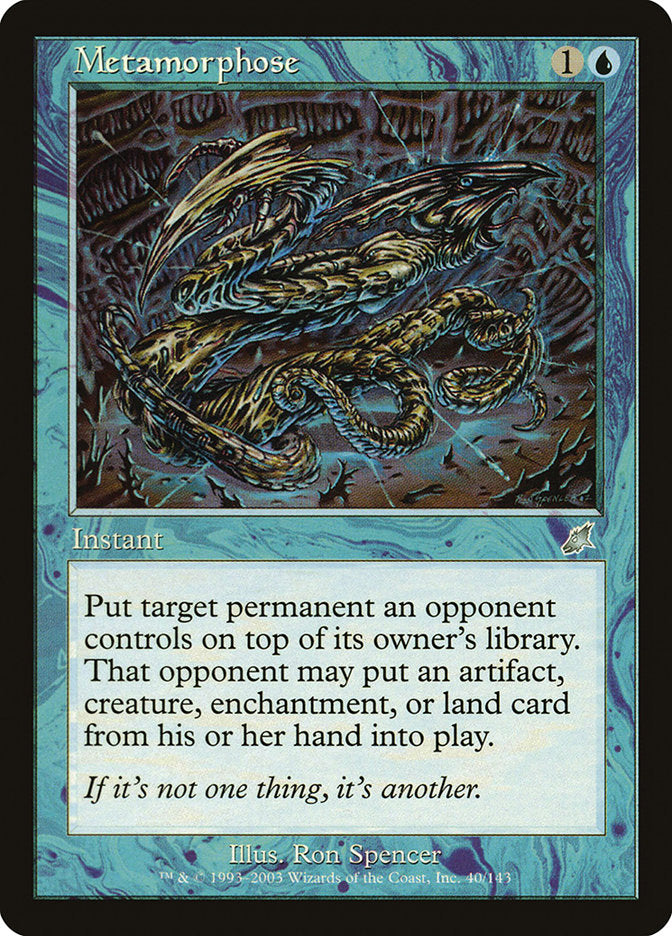 Metamorphose [Scourge] MTG Single Magic: The Gathering | Red Claw Gaming