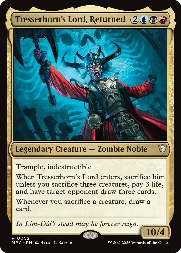 Tresserhorn's Lord, Returned [Mystery Booster: Commander Edition] | Red Claw Gaming