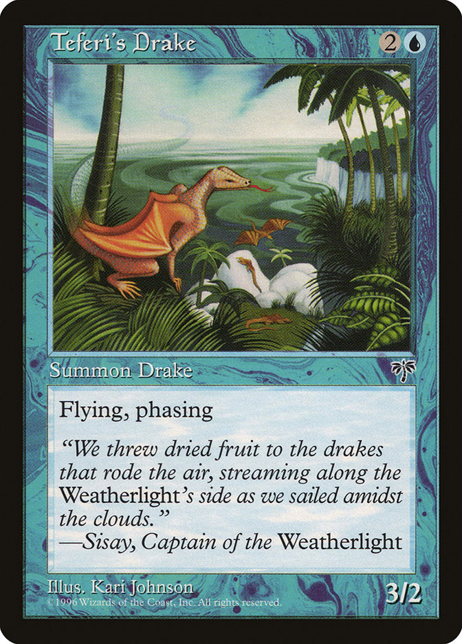 Teferi's Drake [Mirage] MTG Single Magic: The Gathering | Red Claw Gaming