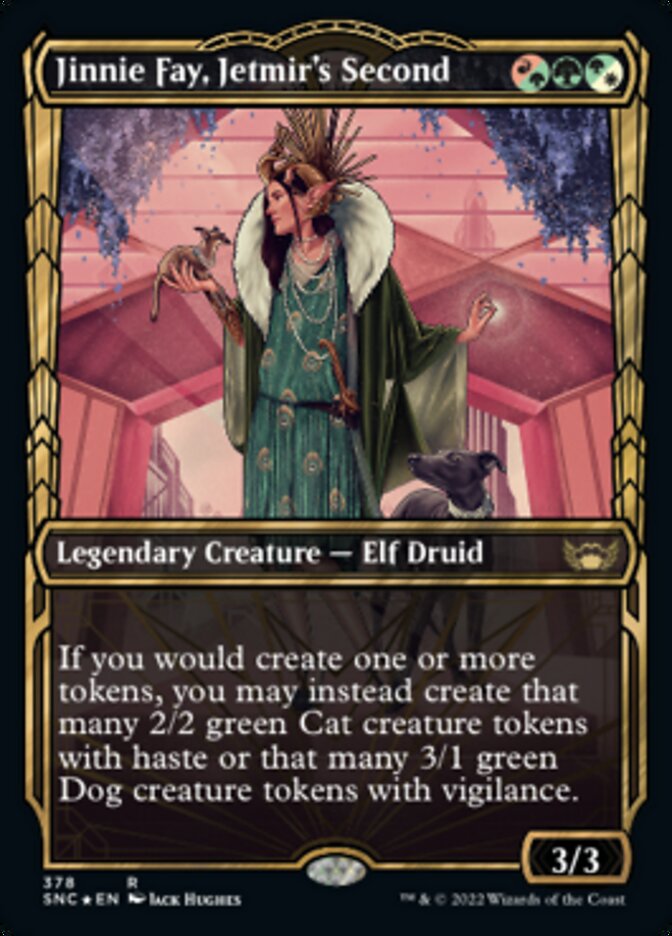 Jinnie Fay, Jetmir's Second (Showcase Golden Age Gilded Foil) [Streets of New Capenna] MTG Single Magic: The Gathering | Red Claw Gaming