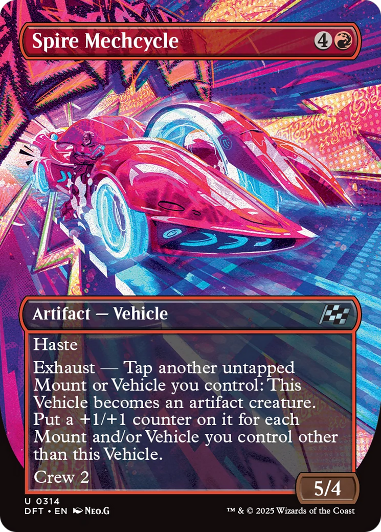Spire Mechcycle (Borderless) [Aetherdrift] MTG Single Magic: The Gathering | Red Claw Gaming