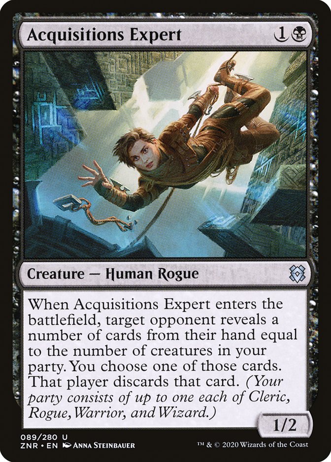 Acquisitions Expert [Zendikar Rising] MTG Single Magic: The Gathering | Red Claw Gaming