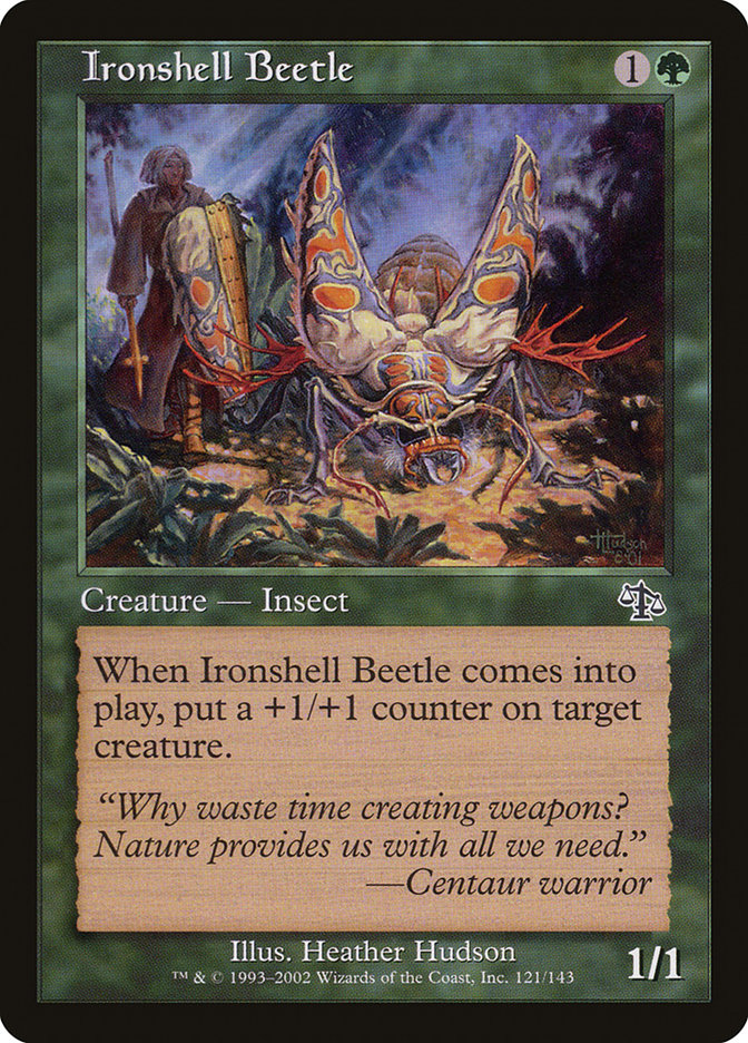 Ironshell Beetle [Judgment] MTG Single Magic: The Gathering | Red Claw Gaming