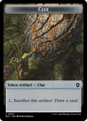 Eldrazi // Clue Double-Sided Token [Bloomburrow Commander Tokens] MTG Single Magic: The Gathering | Red Claw Gaming