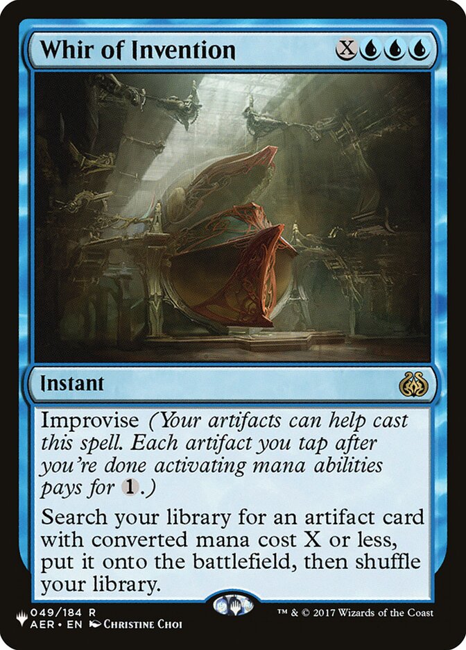 Whir of Invention [Secret Lair: Heads I Win, Tails You Lose] MTG Single Magic: The Gathering | Red Claw Gaming