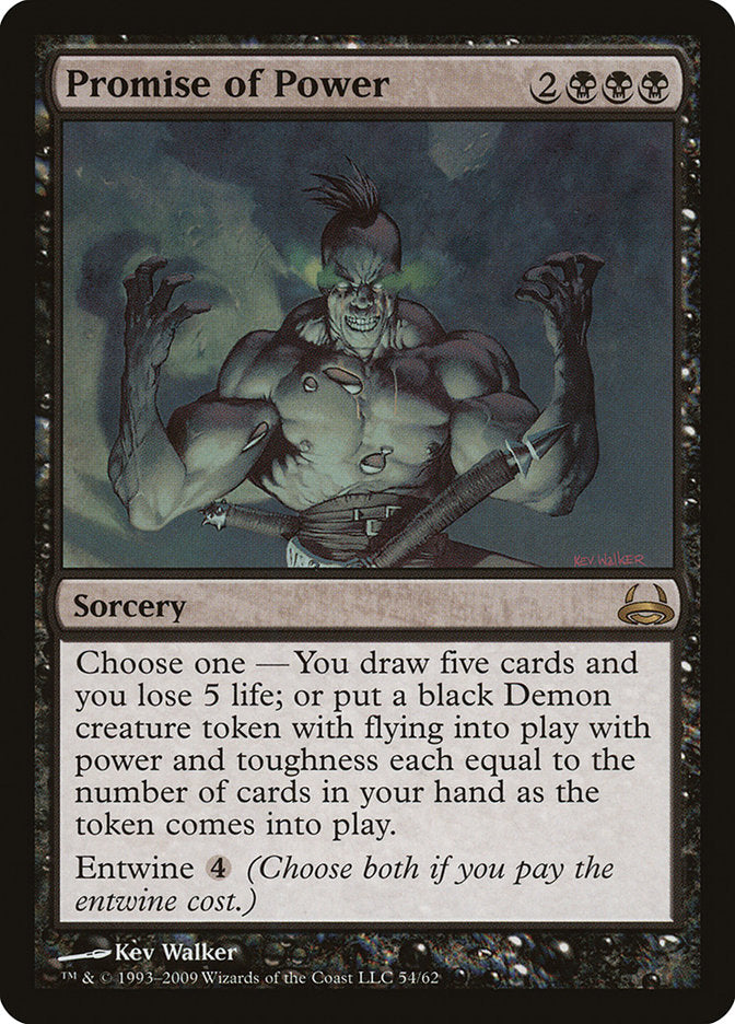 Promise of Power [Duel Decks: Divine vs. Demonic] MTG Single Magic: The Gathering | Red Claw Gaming