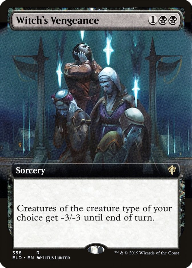 Witch's Vengeance (Extended Art) [Throne of Eldraine] MTG Single Magic: The Gathering | Red Claw Gaming