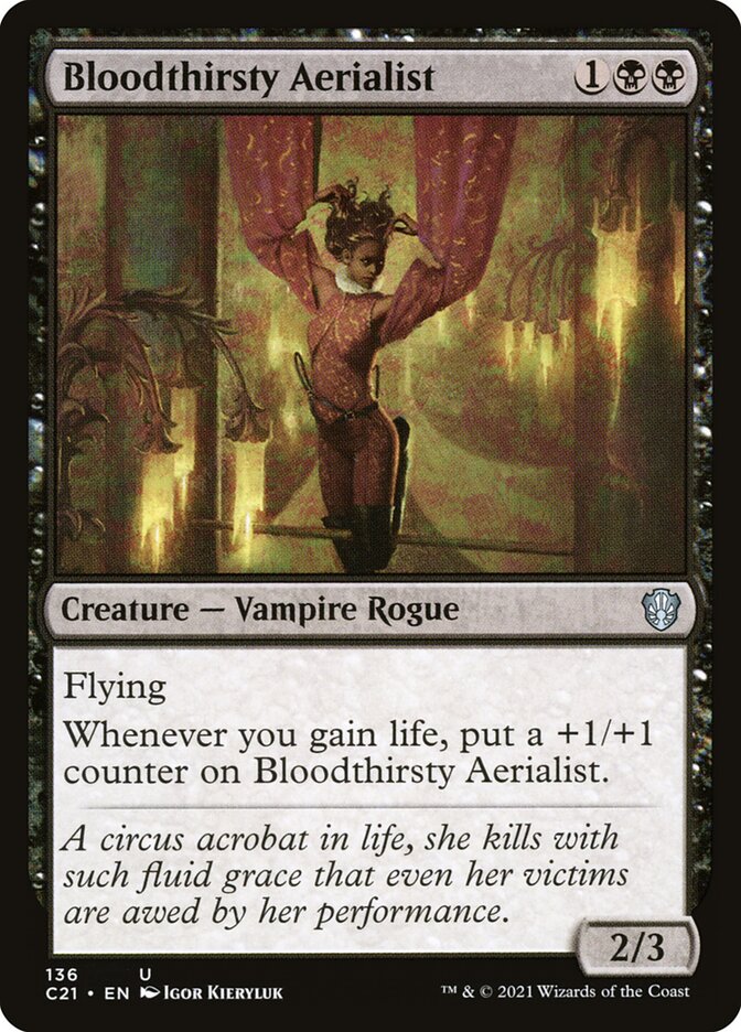 Bloodthirsty Aerialist [Commander 2021] MTG Single Magic: The Gathering | Red Claw Gaming
