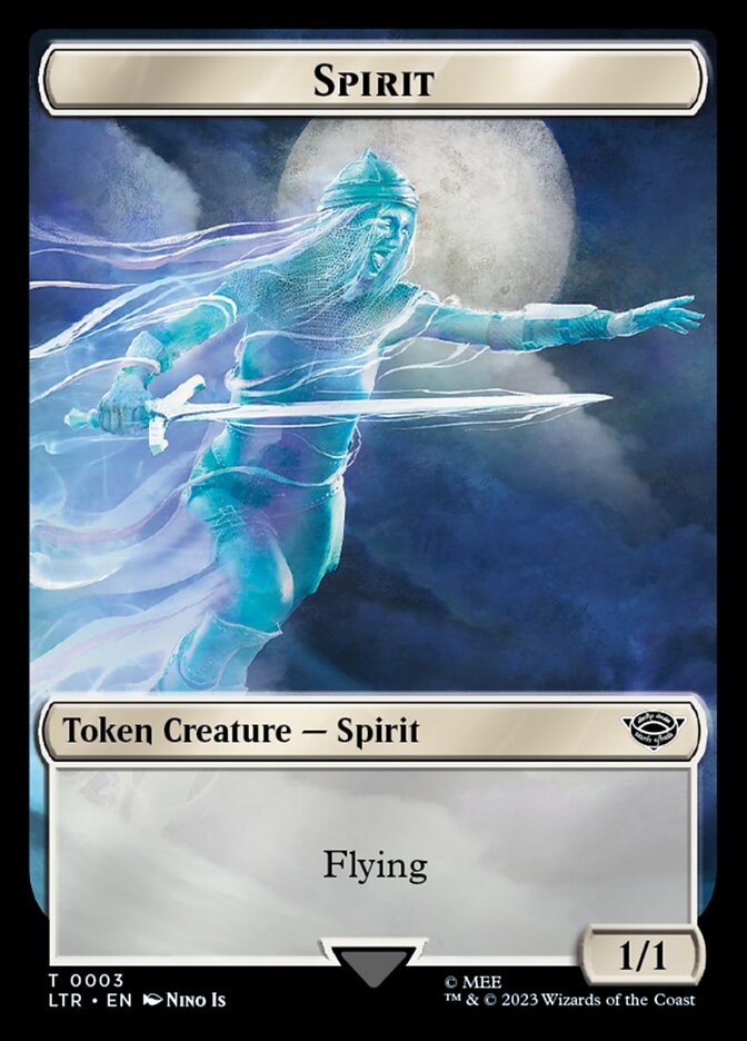 Spirit Token [The Lord of the Rings: Tales of Middle-Earth Tokens] MTG Single Magic: The Gathering | Red Claw Gaming