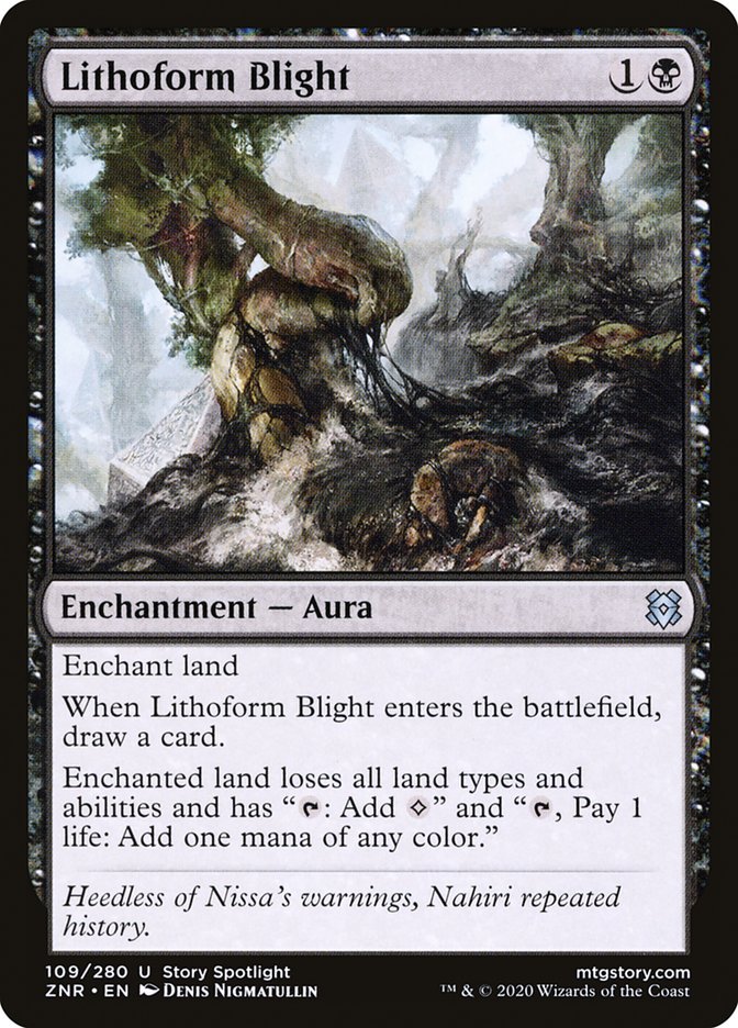 Lithoform Blight [Zendikar Rising] MTG Single Magic: The Gathering | Red Claw Gaming