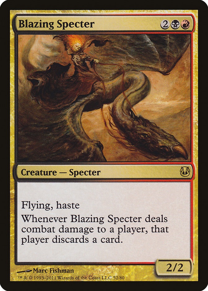 Blazing Specter [Duel Decks: Ajani vs. Nicol Bolas] MTG Single Magic: The Gathering | Red Claw Gaming