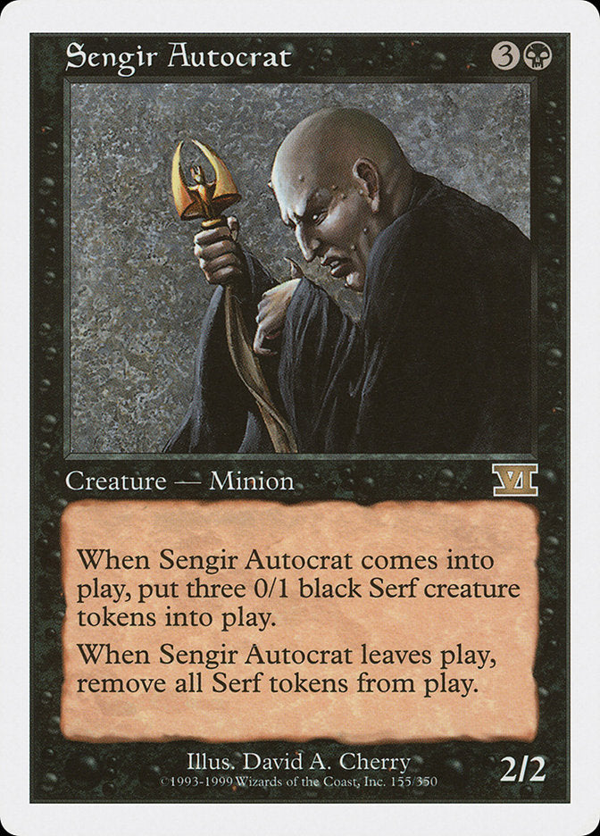 Sengir Autocrat [Classic Sixth Edition] MTG Single Magic: The Gathering | Red Claw Gaming