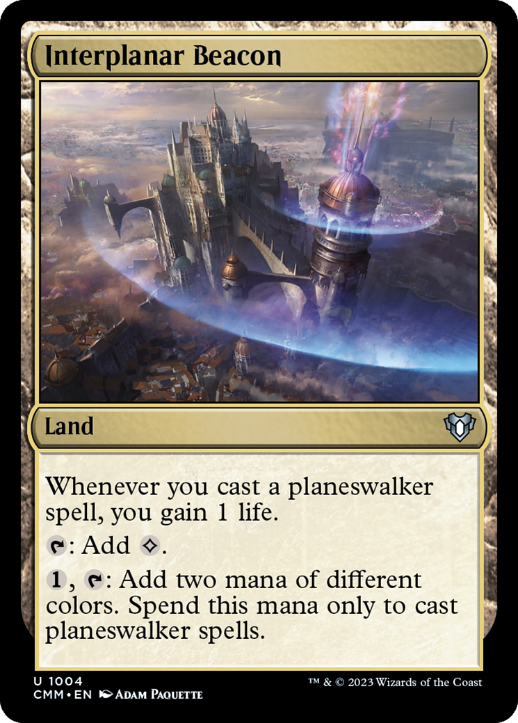 Interplanar Beacon [Commander Masters] MTG Single Magic: The Gathering | Red Claw Gaming