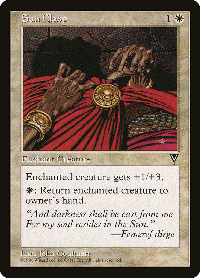 Sun Clasp [Visions] MTG Single Magic: The Gathering | Red Claw Gaming
