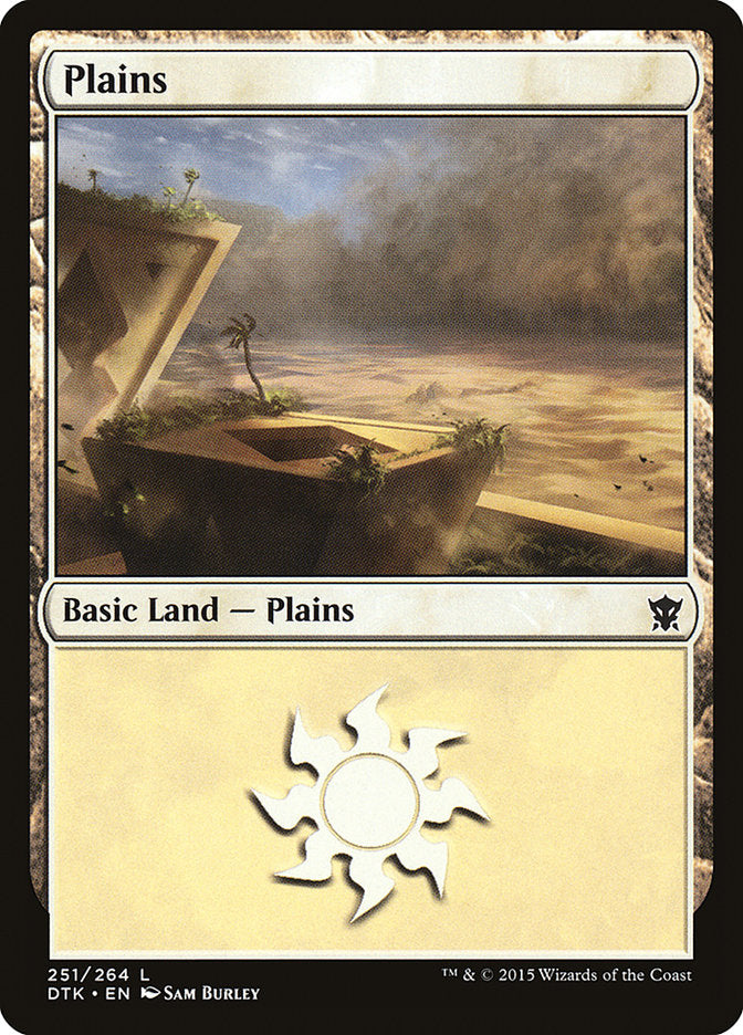 Plains (251) [Dragons of Tarkir] MTG Single Magic: The Gathering | Red Claw Gaming