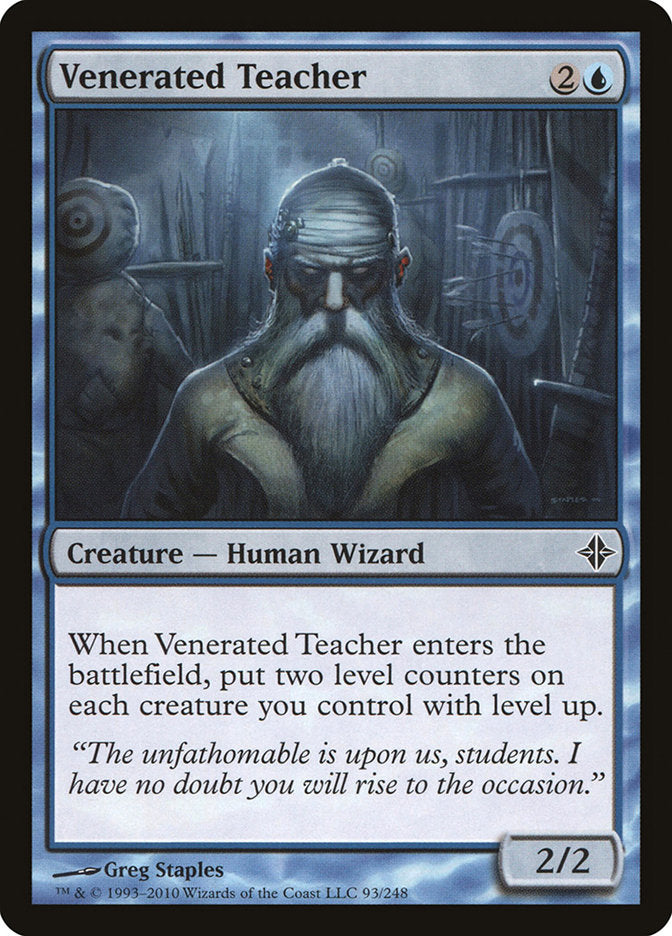 Venerated Teacher [Rise of the Eldrazi] MTG Single Magic: The Gathering | Red Claw Gaming