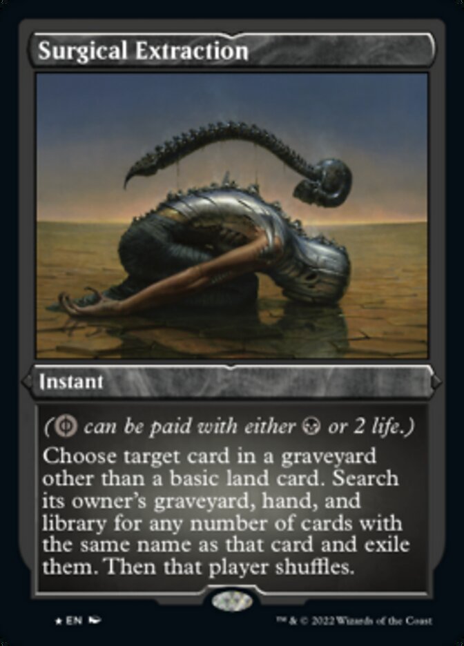 Surgical Extraction (Foil Etched) [Double Masters 2022] MTG Single Magic: The Gathering    | Red Claw Gaming