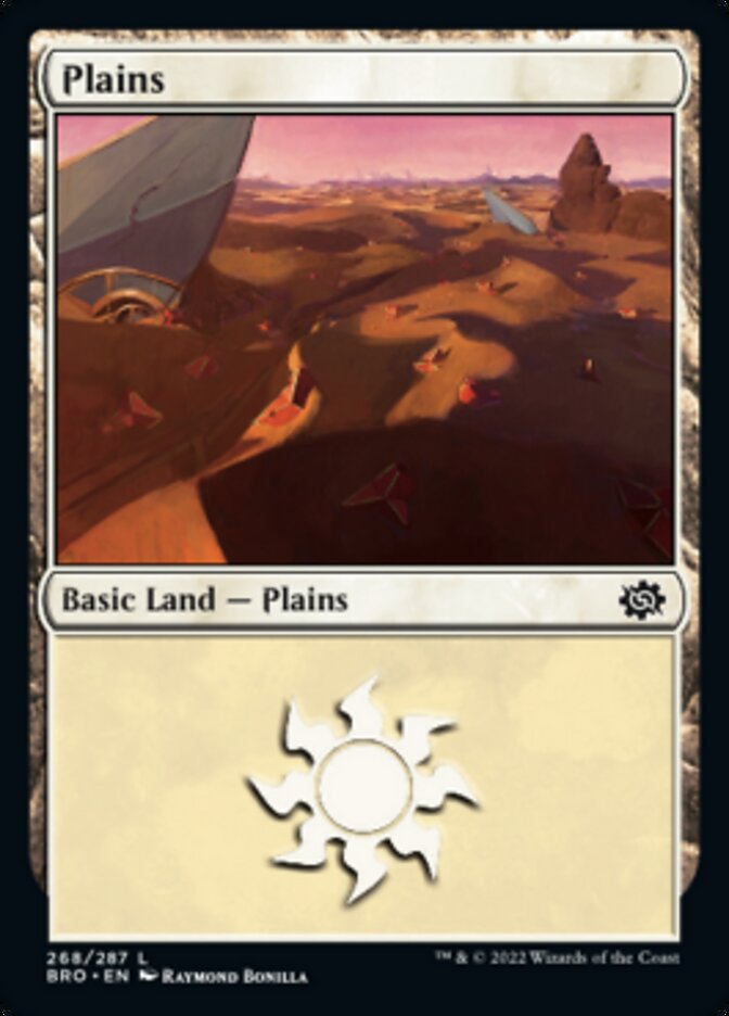 Plains (268) [The Brothers' War] MTG Single Magic: The Gathering | Red Claw Gaming