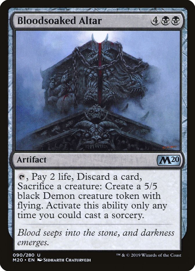 Bloodsoaked Altar [Core Set 2020] MTG Single Magic: The Gathering | Red Claw Gaming